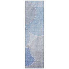 Machine Washable Indoor/Outdoor Chantille ACN2746 Blue 2'3" x 7'6" Runner Rug