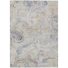 Machine Washable Indoor/Outdoor Chantille ACN2747 Brown 3' x 5' Rug