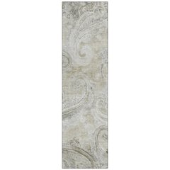 Machine Washable Indoor/Outdoor Chantille ACN2747 Brown 2'3" x 7'6" Runner Rug