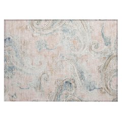 Machine Washable Indoor/Outdoor Chantille ACN2747 Pink 1'8" x 2'6" Rug