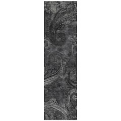 Machine Washable Indoor/Outdoor Chantille ACN2748 Gray 2'3" x 7'6" Runner Rug