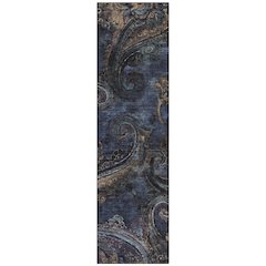 Machine Washable Indoor/Outdoor Chantille ACN2748 Blue 2'3" x 7'6" Runner Rug