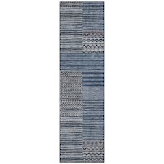 Machine Washable Indoor/Outdoor Chantille ACN2749 Blue 2'3" x 7'6" Runner Rug
