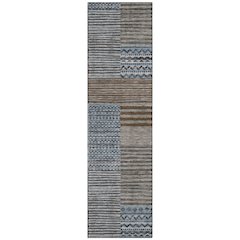 Machine Washable Indoor/Outdoor Chantille ACN2749 Brown 2'3" x 7'6" Runner Rug
