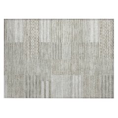 Machine Washable Indoor/Outdoor Chantille ACN2749 Brown 1'8" x 2'6" Rug