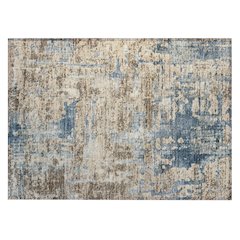 Machine Washable Indoor/Outdoor Chantille ACN2750 Brown 1'8" x 2'6" Rug