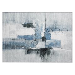 Machine Washable Indoor/Outdoor Chantille ACN2751 Blue 1'8" x 2'6" Rug