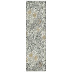 Machine Washable Indoor/Outdoor Chantille ACN2753 Green 2'3" x 7'6" Runner Rug
