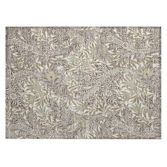 Machine Washable Indoor/Outdoor Chantille ACN2753 Brown 1'8" x 2'6" Rug