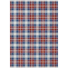 Machine Washable Indoor/Outdoor Chantille ACN2755 Blue 3' x 5' Rug