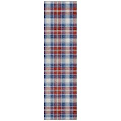 Machine Washable Indoor/Outdoor Chantille ACN2755 Blue 2'3" x 7'6" Runner Rug