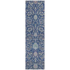 Machine Washable Indoor/Outdoor Chantille ACN2758 Blue 2'3" x 7'6" Runner Rug