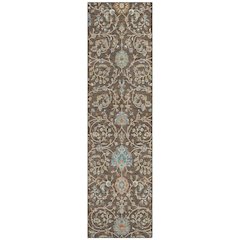 Machine Washable Indoor/Outdoor Chantille ACN2758 Brown 2'3" x 7'6" Runner Rug