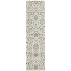 Machine Washable Indoor/Outdoor Chantille ACN2758 Ivory 2'3" x 7'6" Runner Rug