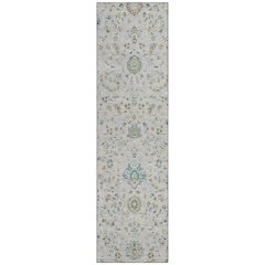 Machine Washable Indoor/Outdoor Chantille ACN2758 Gray 2'3" x 7'6" Runner Rug