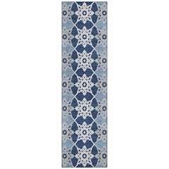 Machine Washable Indoor/Outdoor Chantille ACN2759 Blue 2'3" x 7'6" Runner Rug