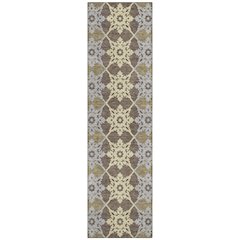 Machine Washable Indoor/Outdoor Chantille ACN2759 Brown 2'3" x 7'6" Runner Rug