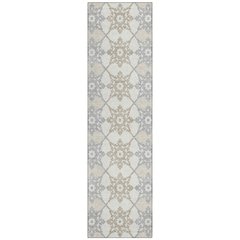 Machine Washable Indoor/Outdoor Chantille ACN2759 Ivory 2'3" x 7'6" Runner Rug