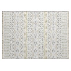 Machine Washable Indoor/Outdoor Chantille ACN2760 Ivory 1'8" x 2'6" Rug
