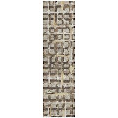 Machine Washable Indoor/Outdoor Chantille ACN2762 Brown 2'3" x 7'6" Runner Rug