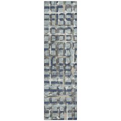 Machine Washable Indoor/Outdoor Chantille ACN2762 Blue 2'3" x 7'6" Runner Rug