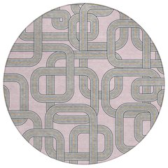 Machine Washable Indoor/Outdoor Chantille ACN2764 Pink 8' x 8' Round Rug