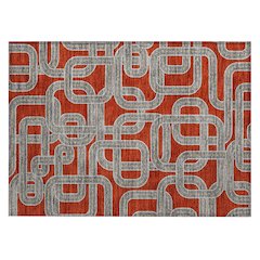 Machine Washable Indoor/Outdoor Chantille ACN2764 Red 1'8" x 2'6" Rug