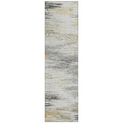 Machine Washable Indoor/Outdoor Chantille ACN2766 Gray 2'3" x 7'6" Runner Rug