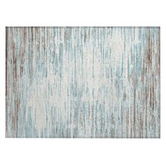 Machine Washable Indoor/Outdoor Chantille ACN2767 Teal 1'8" x 2'6" Rug