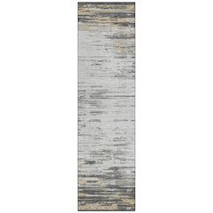Machine Washable Indoor/Outdoor Chantille ACN2767 Gray 2'3" x 7'6" Runner Rug