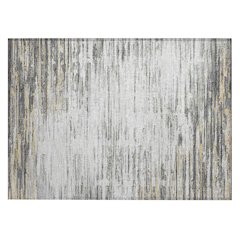 Machine Washable Indoor/Outdoor Chantille ACN2767 Gray 1'8" x 2'6" Rug