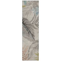 Machine Washable Indoor/Outdoor Chantille ACN2768 Brown 2'3" x 7'6" Runner Rug