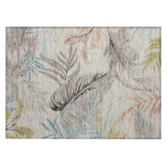 Machine Washable Indoor/Outdoor Chantille ACN2768 Brown 1'8" x 2'6" Rug