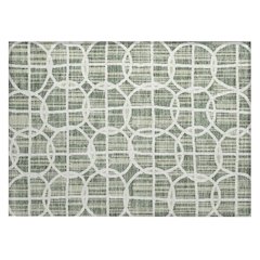 Machine Washable Indoor/Outdoor Chantille ACN2769 Green 1'8" x 2'6" Rug