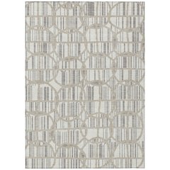 Machine Washable Indoor/Outdoor Chantille ACN2769 Ivory 3' x 5' Rug