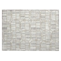 Machine Washable Indoor/Outdoor Chantille ACN2769 Ivory 1'8" x 2'6" Rug