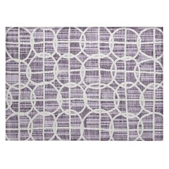 Machine Washable Indoor/Outdoor Chantille ACN2769 Purple 1'8" x 2'6" Rug