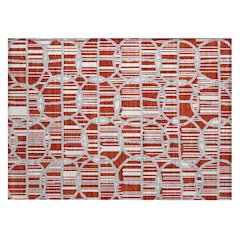 Machine Washable Indoor/Outdoor Chantille ACN2769 Red 1'8" x 2'6" Rug