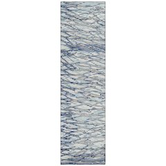Machine Washable Indoor/Outdoor Chantille ACN2771 Blue 2'3" x 7'6" Runner Rug