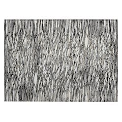 Machine Washable Indoor/Outdoor Chantille ACN2771 Black 1'8" x 2'6" Rug