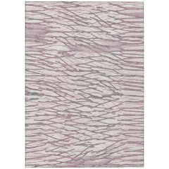 Machine Washable Indoor/Outdoor Chantille ACN2771 Pink 3' x 5' Rug
