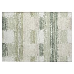 Machine Washable Indoor/Outdoor Chantille ACN2772 Green 1'8" x 2'6" Rug