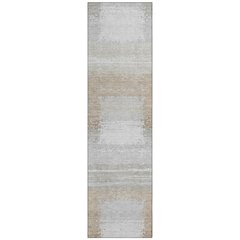 Machine Washable Indoor/Outdoor Chantille ACN2772 Gray 2'3" x 7'6" Runner Rug