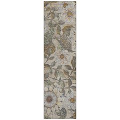 Machine Washable Indoor/Outdoor Chantille ACN2774 Brown 2'3" x 7'6" Runner Rug