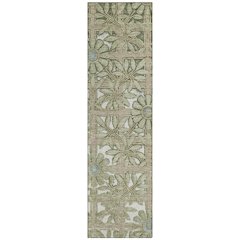 Machine Washable Indoor/Outdoor Chantille ACN2775 Green 2'3" x 7'6" Runner Rug