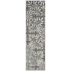 Machine Washable Indoor/Outdoor Chantille ACN2775 Gray 2'3" x 7'6" Runner Rug