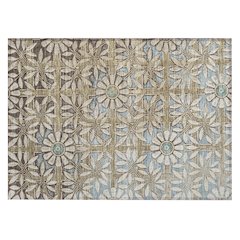 Machine Washable Indoor/Outdoor Chantille ACN2775 Brown 1'8" x 2'6" Rug