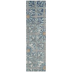 Machine Washable Indoor/Outdoor Chantille ACN2775 Blue 2'3" x 7'6" Runner Rug