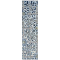Machine Washable Indoor/Outdoor Chantille ACN2775 Blue 2'3" x 7'6" Runner Rug