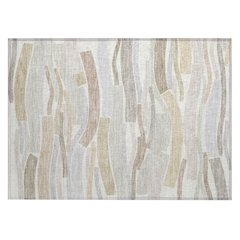 Machine Washable Indoor/Outdoor Chantille ACN2776 Ivory 1'8" x 2'6" Rug